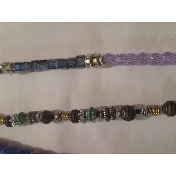 BEAUTIFUL handmade vintage beaded bracelet - Picture 6 of 9